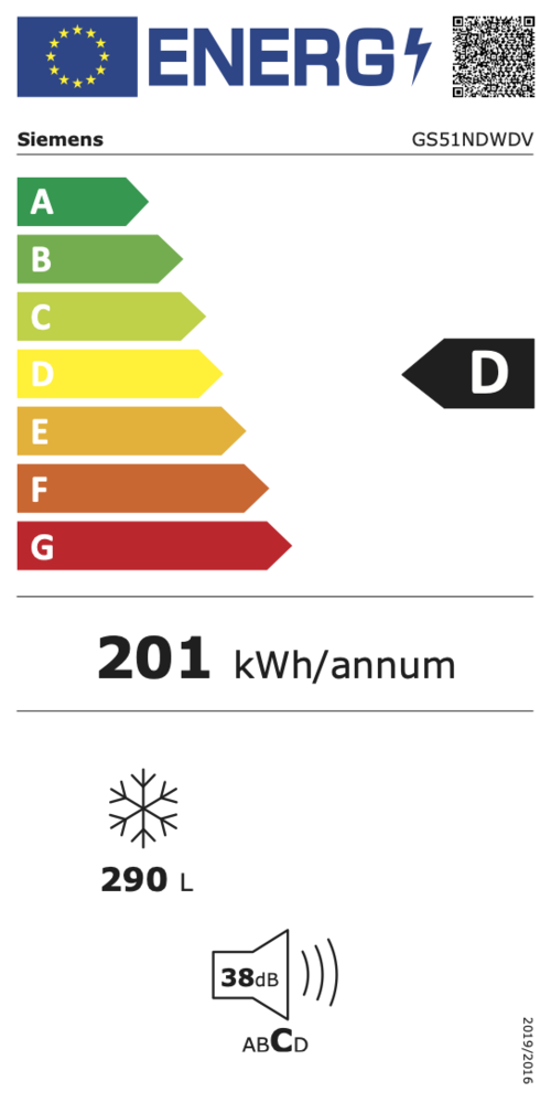Siemens Siemens GS51NDWDV  - Vrieskast