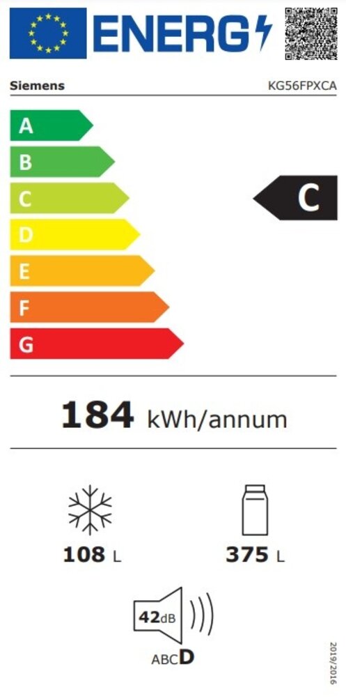 Siemens Siemens KG56FPXCA - Koel-vriescombinatie