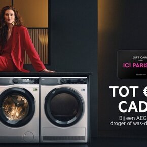 AEG - Ontvangt een ICI PARIS XL-voucher tot 200 euro cadeau! 