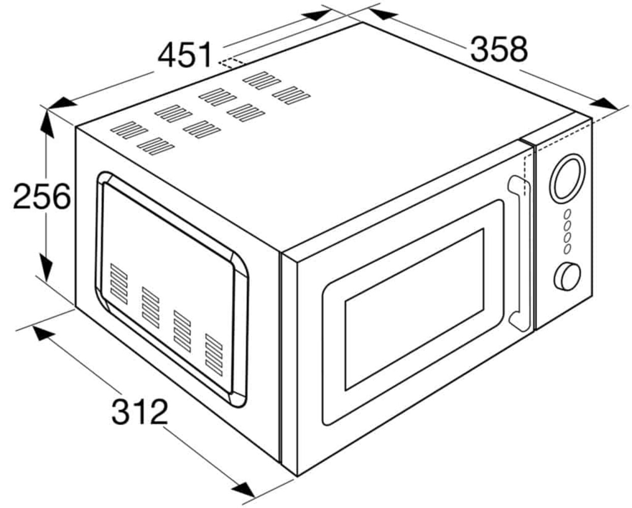 ETNA ETNA SMV620BEI - Solo magnetron