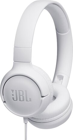 JBL JBL Tune 500 Wit On-ear koptelefoon - Draadloze koptelefoon