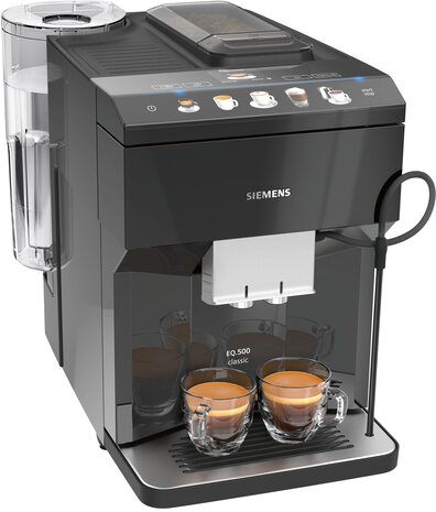 Siemens Siemens EQ.500 Classic TP503R09 Zwart - Koffiemachine Siemens Siemens EQ.500 Classic TP503R09 Zwart - Koffiemachine