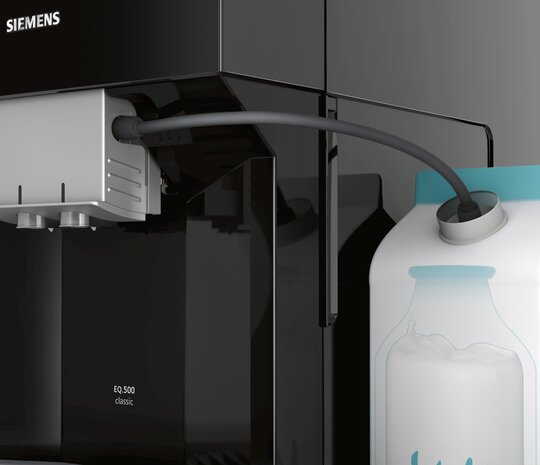 Siemens Siemens EQ.500 Classic TP503R09 Zwart - Koffiemachine Siemens Siemens EQ.500 Classic TP503R09 Zwart - Koffiemachine