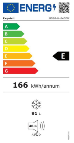 Exquisit Exquisit GS80-H-040EW - Vrieskast Exquisit Exquisit GS80-H-040EW - Vrieskast
