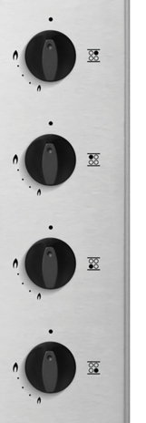 ETNA ETNA T110VRVSA - Gaskookplaat