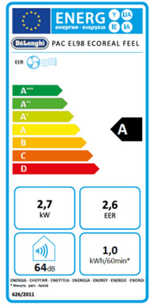 De'Longhi De'Longhi Pinguino PAC EL98 - Mobiele airco