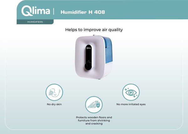 Qlima Qlima H 408 - Luchtbevochtiger Qlima Qlima H 408 - Luchtbevochtiger