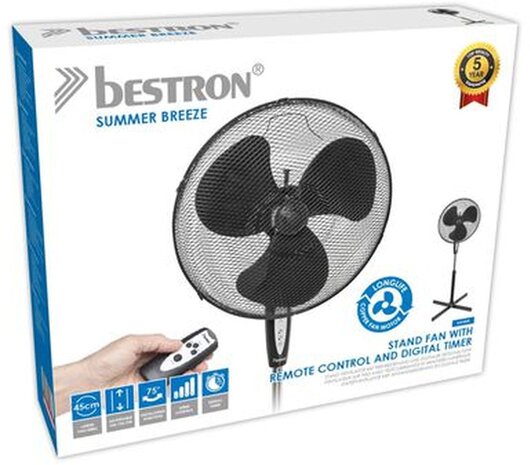 Bestron Bestron ASV45ZR Ventilator - Staande ventilator