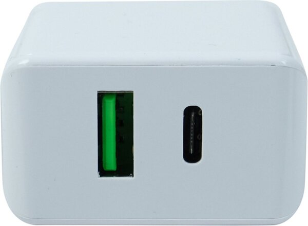 Grab 'n Go Grab 'n Go thuislader USB A en USB C stekker wit Grab 'n Go Grab 'n Go thuislader USB A en USB C stekker wit