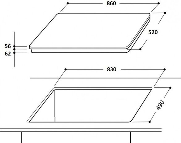 Exquisit Exquisit EKI901-2  - Inductiekookplaat