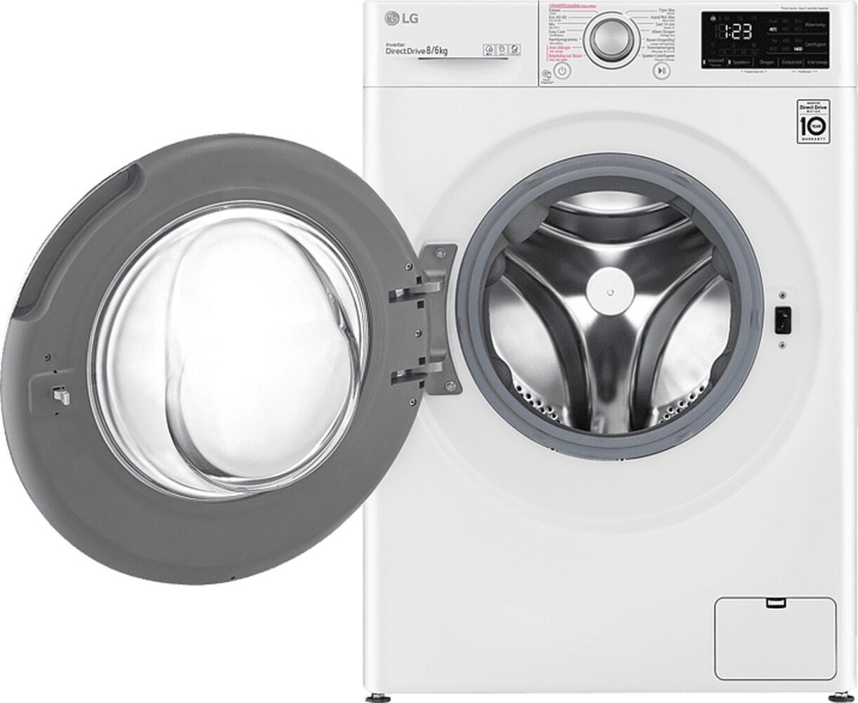 LG LG F4DV308S1E - Was-droogcombinatie LG LG F4DV308S1E - Was-droogcombinatie