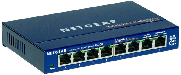 Netgear Netgear Prosafe GS108 - Netwerk switch Netgear Netgear Prosafe GS108 - Netwerk switch