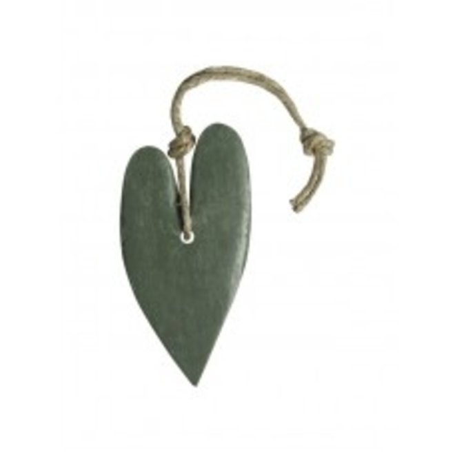 Zeep hart XL  -  (leger)groen - Geur Olijf