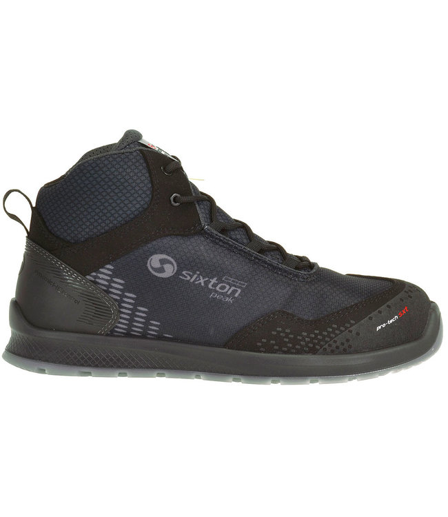 Sixton Auckland Sneaker Werkschoenen Zwart Hoog S3