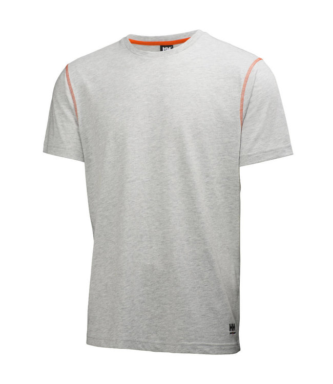 Helly Hansen Oxford T-shirt Grijs Melange