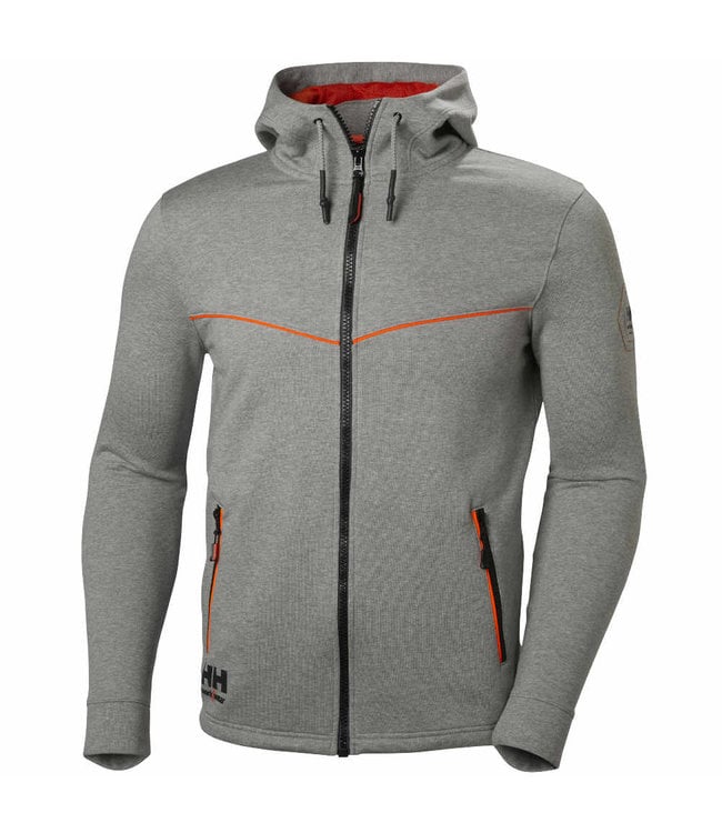 Helly Hansen Chelsea Evolution Werktrui Capuchon Grijs Melange