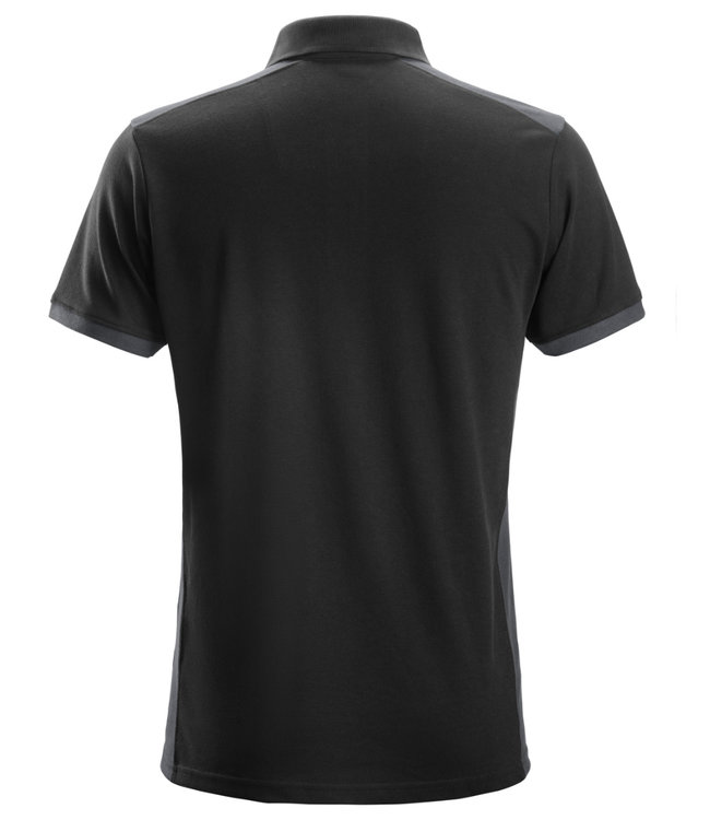 Snickers 2715 Polo AllroundWork Zwart/Staalgrijs