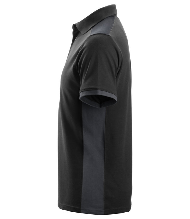 Snickers 2715 Polo AllroundWork Zwart/Staalgrijs