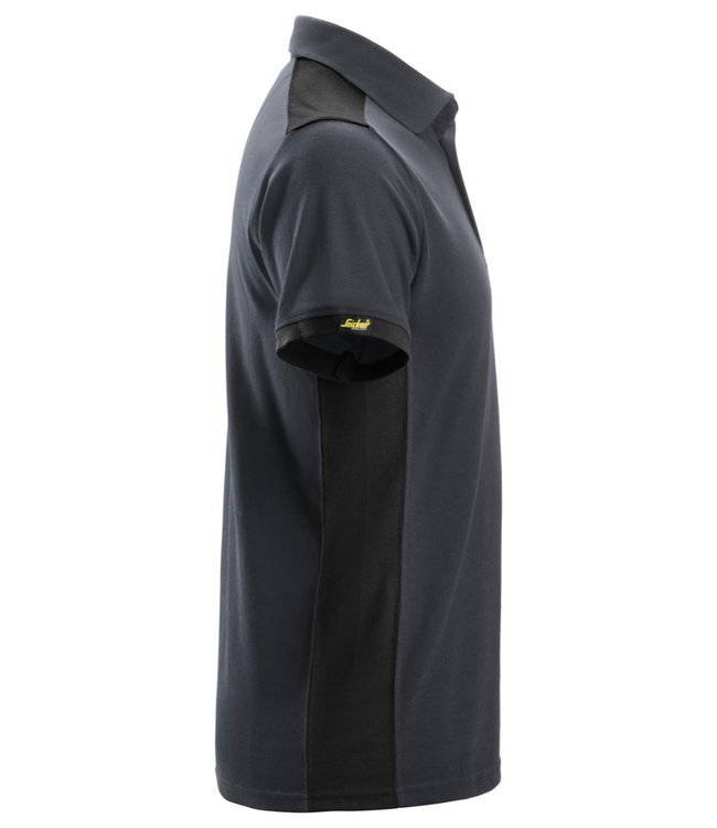 Snickers 2715 Polo AllroundWork Staalgrijs/Zwart