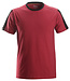 Snickers 2518 T-shirt AllroundWork Rood/Zwart