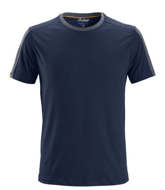 Snickers Workwear Snickers 2518 T-shirt AllroundWork Navy/Staalgrijs