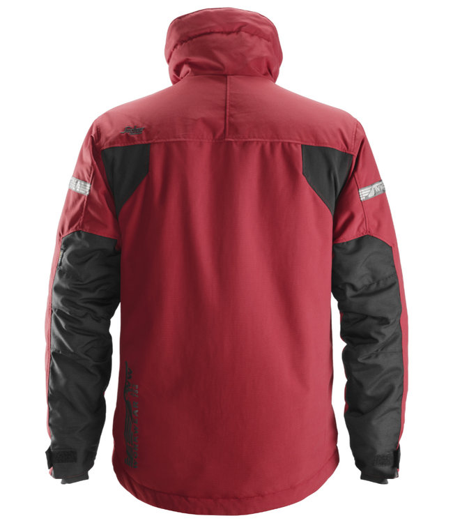 Snickers 1100 Winter Werkjas AllroundWork Rood/Zwart