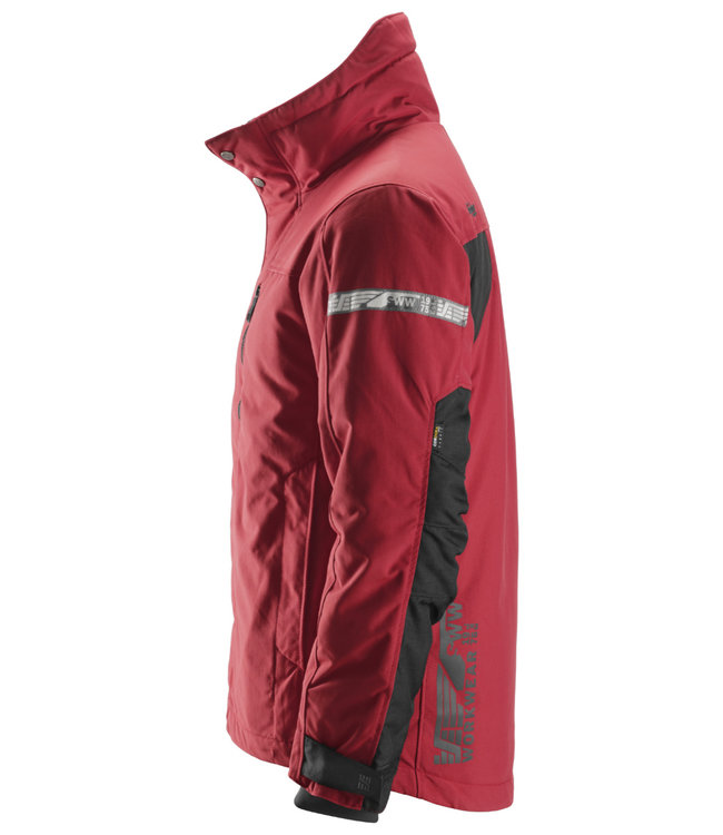 Snickers 1100 Winter Werkjas AllroundWork Rood/Zwart