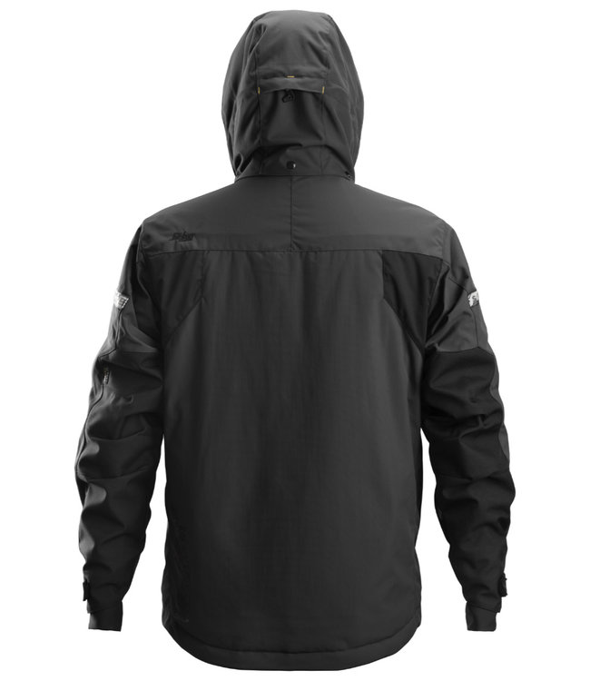 Snickers 1102 Waterdichte Winter Werkjas AllroundWork Zwart