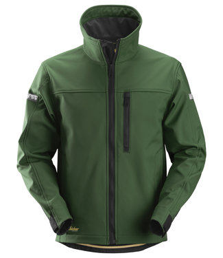 Snickers Workwear Snickers 1200 Softshell Werkjas AllroundWork Groen/Zwart