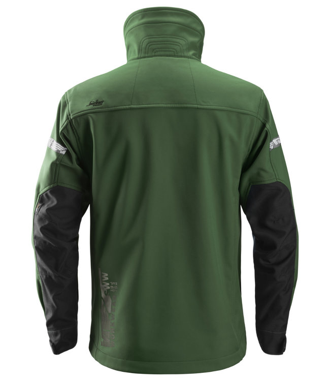Snickers 1200 Softshell Werkjas AllroundWork Groen/Zwart