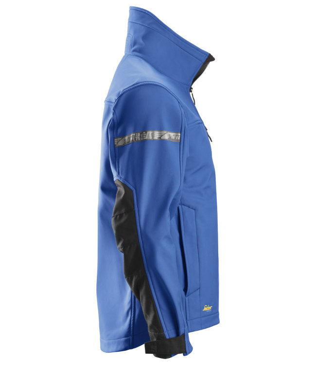 Snickers 1200 Softshell Werkjas AllroundWork Blauw/Zwart