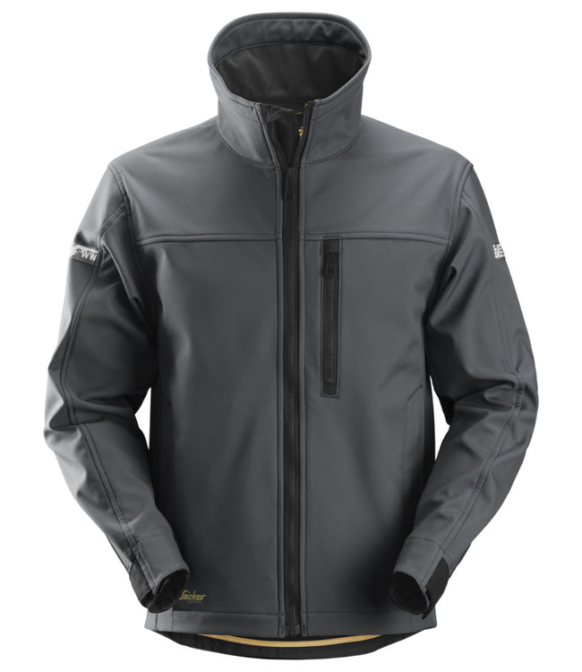 Snickers 1200 Softshell Werkjas AllroundWork Staalgrijs/Zwart