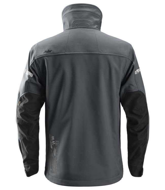 Snickers 1200 Softshell Werkjas AllroundWork Staalgrijs/Zwart