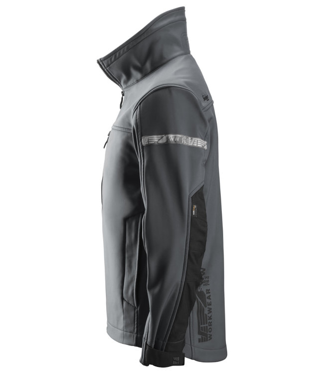 Snickers 1200 Softshell Werkjas AllroundWork Staalgrijs/Zwart