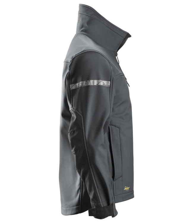 Snickers 1200 Softshell Werkjas AllroundWork Staalgrijs/Zwart