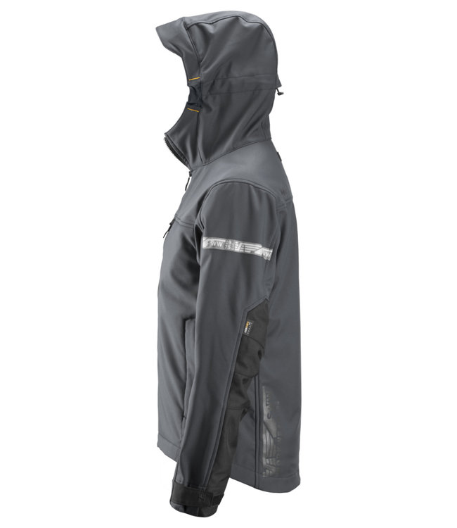 Snickers 1229 Softshell Werkjas AllroundWork Staalgrijs/Zwart