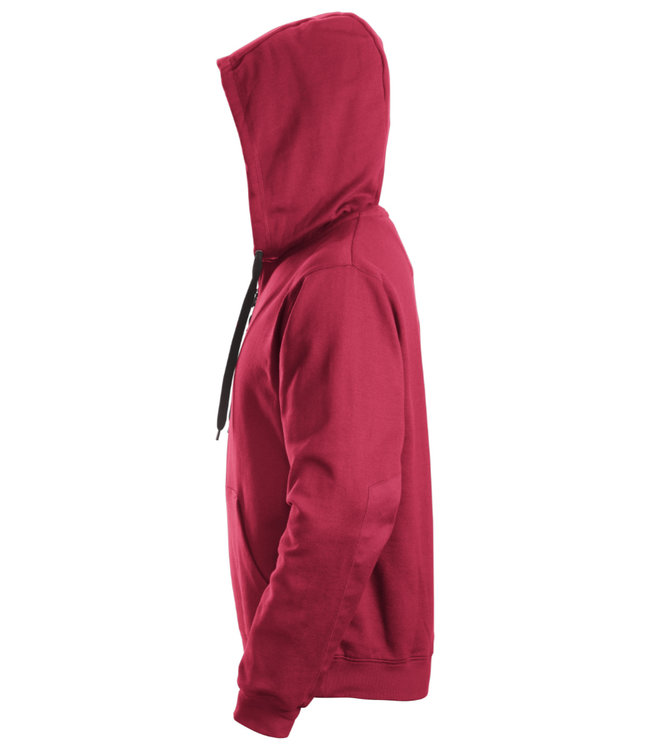 Snickers 2801 Classic Vest met Capuchon Rood