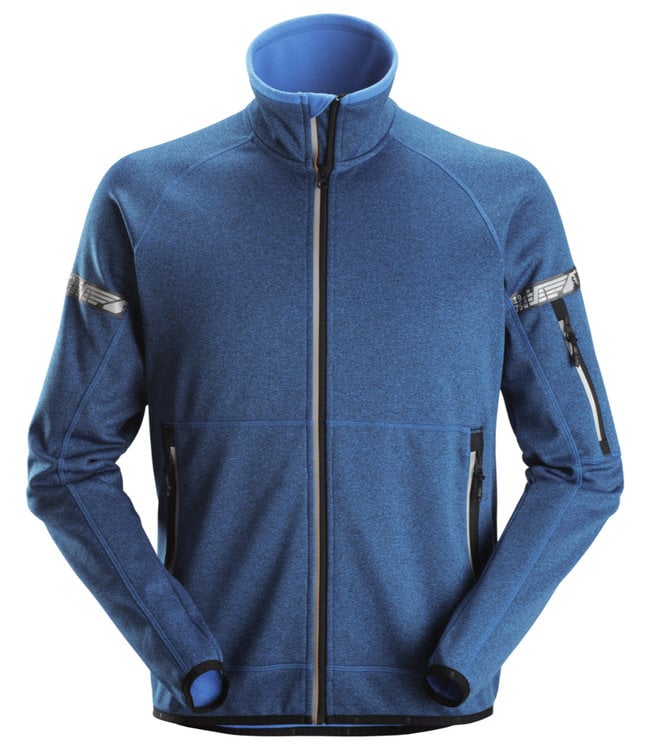 Snickers 8004 Werktrui Fleece AllroundWork Blauw