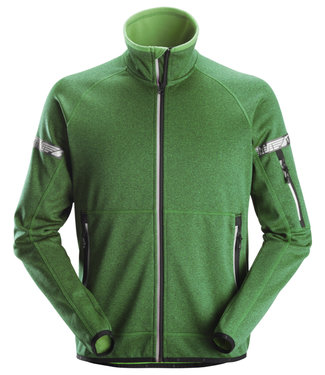 Snickers Workwear Snickers 8004 Werktrui Fleece AllroundWork Groen