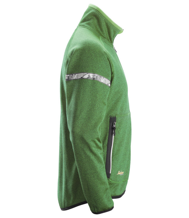 Snickers 8004 Werktrui Fleece AllroundWork Groen