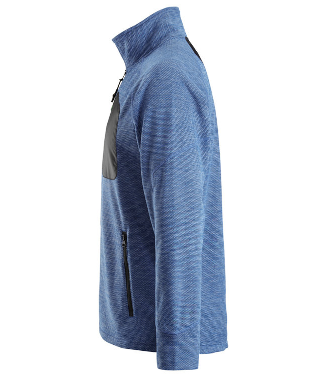 Snickers 8042 Werktrui Fleece FlexiWork Blauw/Zwart