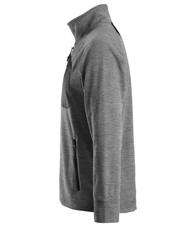 Snickers 8042 Werktrui Fleece FlexiWork Grijs/Zwart