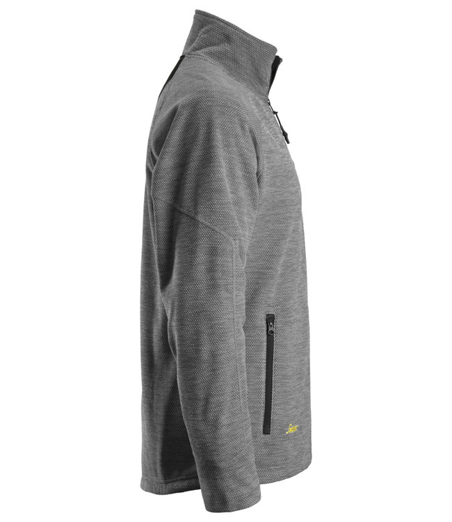 Snickers 8042 Werktrui Fleece FlexiWork Grijs/Zwart