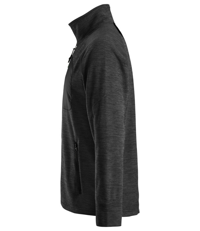 Snickers 8042 Werktrui Fleece FlexiWork Zwart