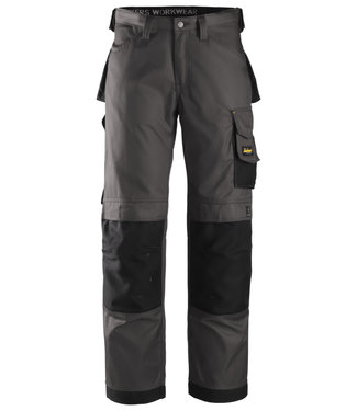 Snickers Workwear Snickers 3312 Werkbroek DuraTwill Grijs/Zwart