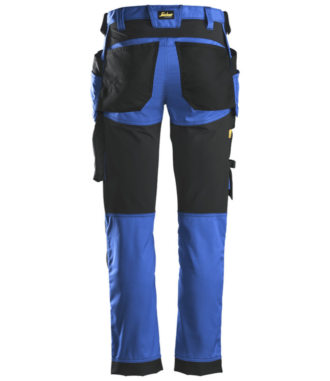 Snickers 6241 Stretch Werkbroek AllroundWork Blauw/Zwart