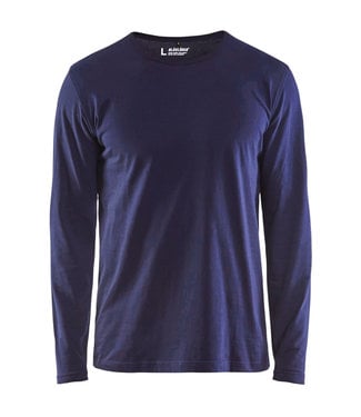 Blaklader Blaklader 3500 T-Shirt Lange Mouw Marineblauw