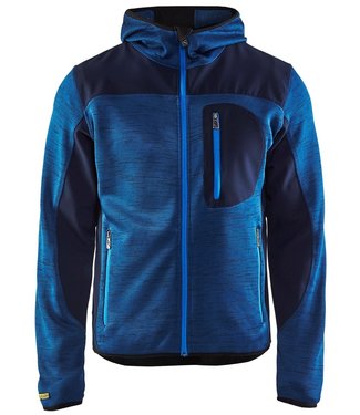 Blaklader Blaklader 4930 Gebreide Werktrui met Softshell Marineblauw/Blauw