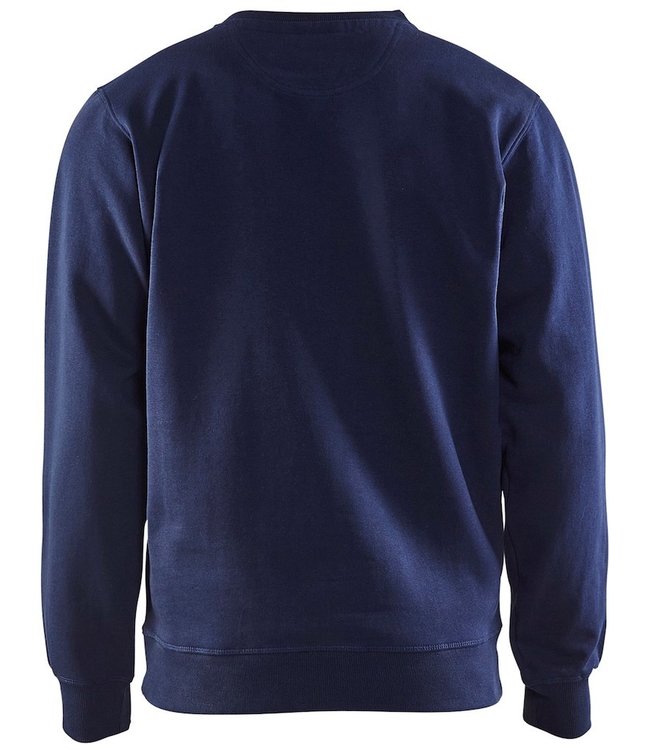 Blaklader 3364 Werksweater Ronde Hals Marineblauw