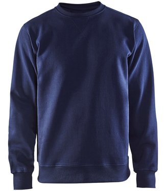 Blaklader Blaklader 3364 Werksweater Ronde Hals Marineblauw